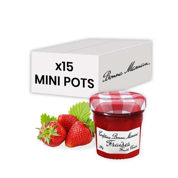 Confiture de fraises en portions 224 portions
