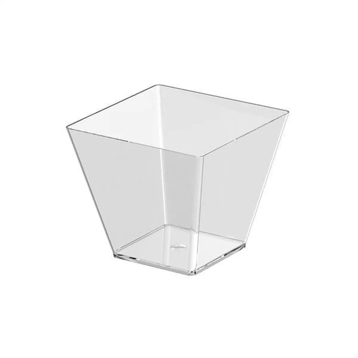 Clear dessert cup with lid 8 oz, pack of 50