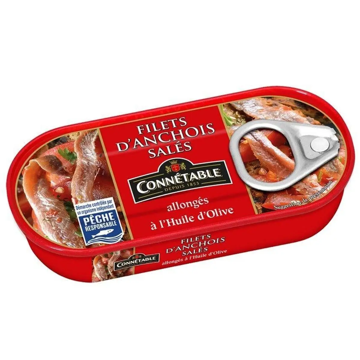 Salted anchovy fillets Large