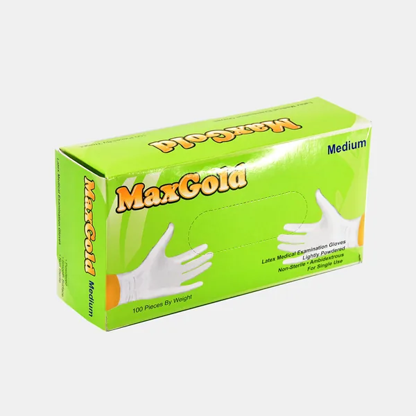 Max Gold — Gants vinyle 100 unités