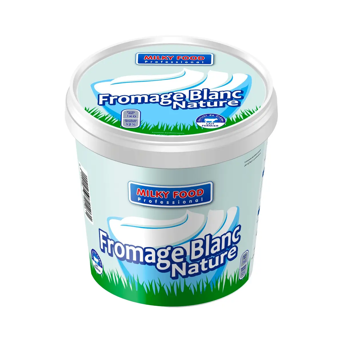 Milky Food — Fromage blanc Seau 2 kg