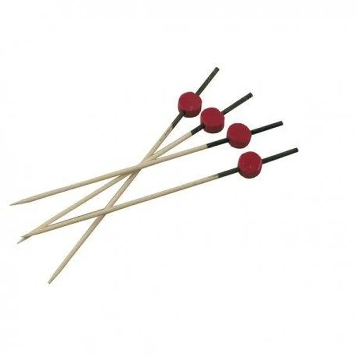Bamboo picks with coloured bead Pack