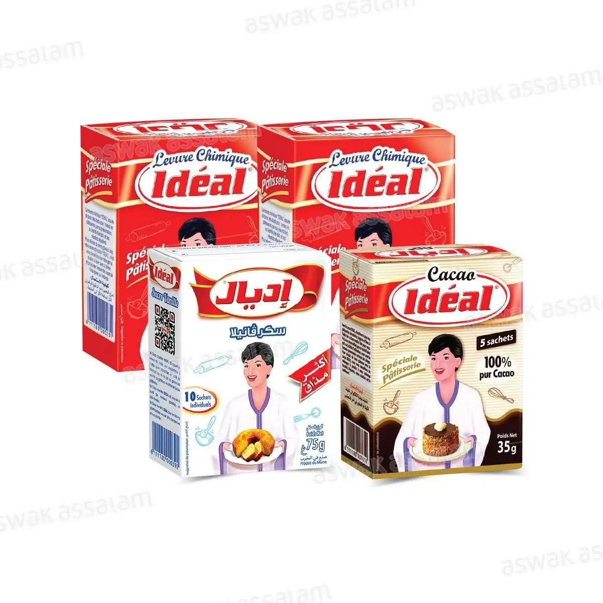 Sucre vanillé en sachets 100 sachets