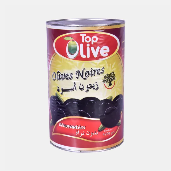 Top Olive — Olives noires dénoyautées 4,2 kg