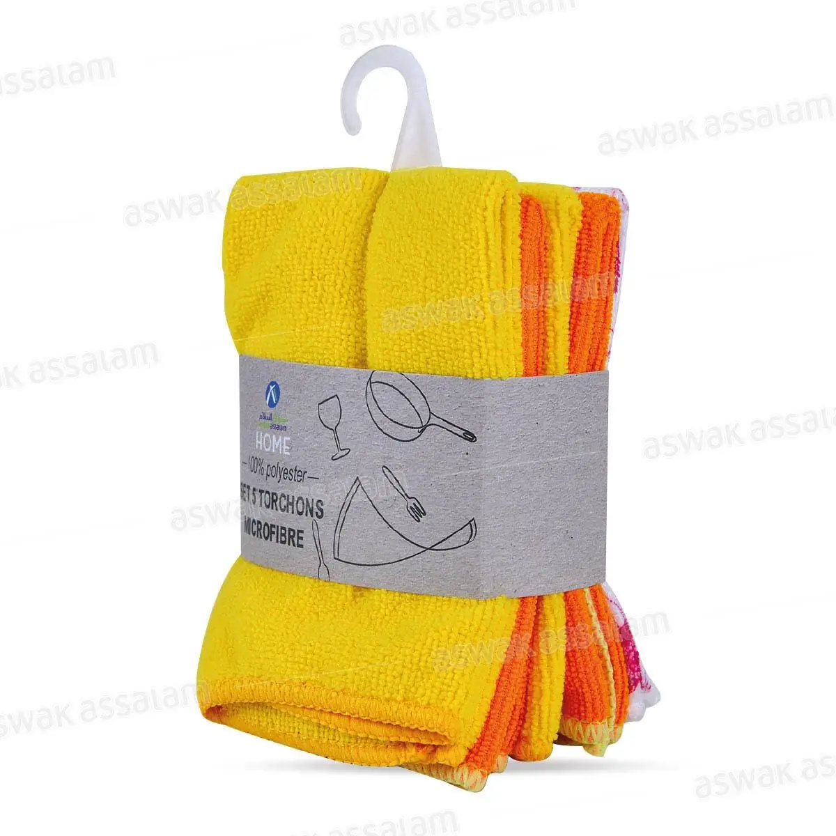 Coloured kitchen towels Set of 3